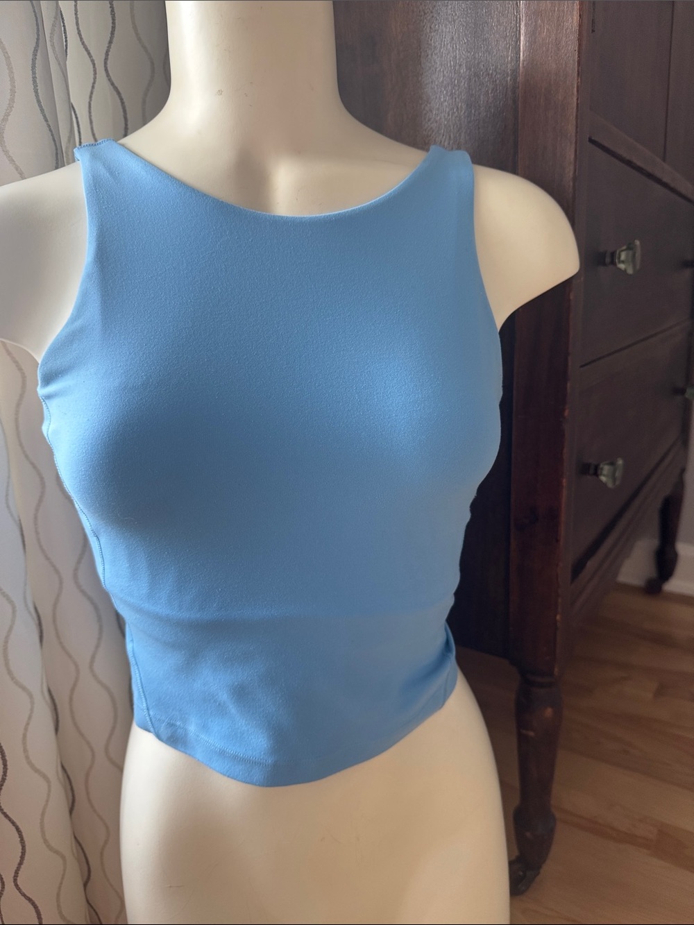 Lululemon Align Light Blue Crop Tank Top Size 2